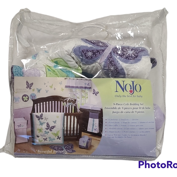 NOBO Bedding Nobo Beautiful Butterfly Crib Set Poshmark
